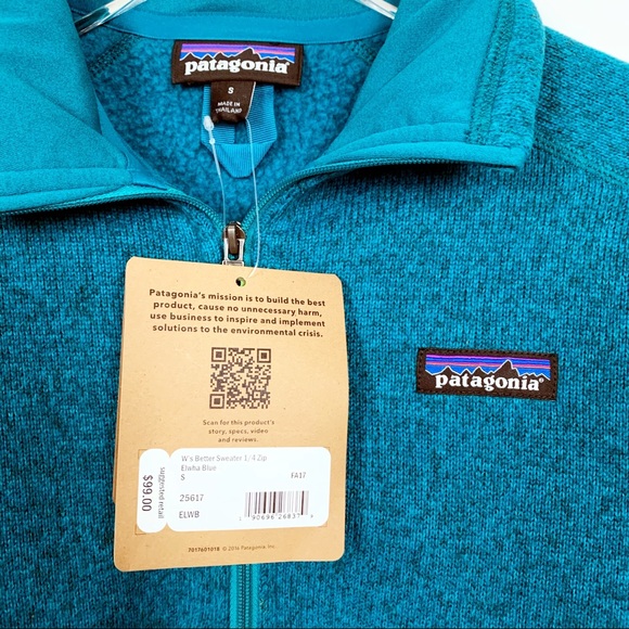 Patagonia | Better Sweater 1/4 Zip Blue - Picture 4 of 6